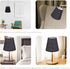 1pc DOITOOL Fabric Lampshade Black Home Decor Black Floor Lamp White Candles Small Lamp Shade Cloth Lamp Shades