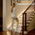 6.56ft 640LEDs 4000K 2 Pack OMIKA COB Motion Activated LED Strip Light, Natural White Rechargeable Night Light, Safe