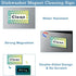 LOADSFUN Dishwasher Magnet Clean Dirty Sign, Double-Sided Clean Dirty Sign for Stainless Steel Dishwashers, Home