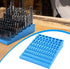 predolo 187 Professional Bit Organizer Hole Screwdriver Bit Dispenser Workbench Storage