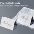 Pack 100, 4x6 Inch Thank You Cards with Envelopes & Matching Stickers, Bulk of Minimalistic Design - Suitable