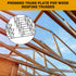 Pronged Truss Plate Flat Mending Plates Repair Tie Bracket Galvanized Steel 1 mm Thick for Roofing Trusses Wood