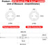 BTF-LIGHTING 2 Pin Electrical Connector - 22AWG IP65 Male Female Extension Cable for LED Strip Lights