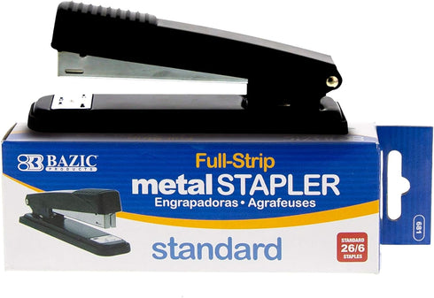 BAZIC Full Strip Metal Stapler