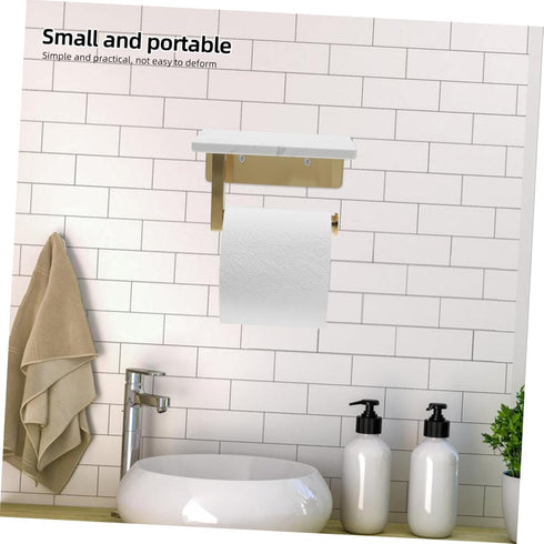 Wall-Mounted Toilet Paper Holder - Sturdy Stainless Steel Rack