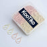 Gold and Rose Gold Cute Paper Clips Set, 300 Pcs, Smooth Stainless Steel, Tear-Shaped, Small for Office Supplies