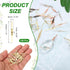 150Pcs 33mm/1.3" uxcell Chandelier Connector Clip, Copper Crystal Chandelier Pin, Lamp Connectors Clips Replacement