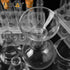 ULAB Scientific Glass Funnel Set - 50mm, 75mm, 100mm with Approx. 60° Angle, Short Stem, UGF1009