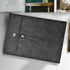 VANRA Vertical PU Leather Envelope File Folders, Expanding Document Holder for A4 Letter Size Paper, Black
