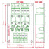 Electronics-Salon 2 SPDT 10Amp Power Relay Module, DC 12V Version