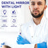 Annhua Dental Mirror for Teeth with Light Anti Fog Dentist Mouth Mirror, Reusable Plastics Dentist Mirror