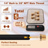 5pcs Brass Hose Barb Fittings - 1/4 Inch Barb to 3/8 Inch NPT Male Thread Air Hose Adapter Connector