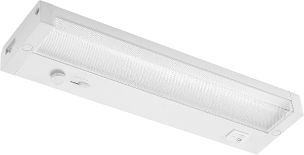 Maxxima 12 in. LED Under Cabinet Lighting, Dimmable, Linkable, Hardwired or Plug