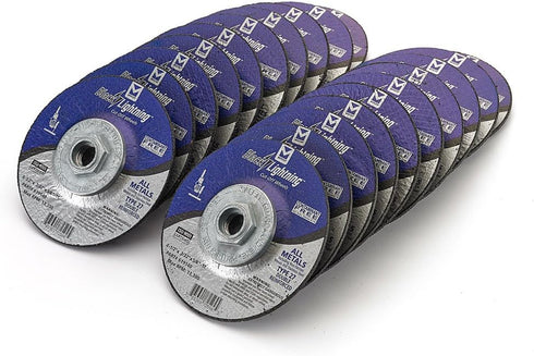 Mercer Industries 619140 Type 27 Double Reinforced Cut-Off Wheel, 4-1/2" x 3/32" x 5/8"-11, 20-Pack