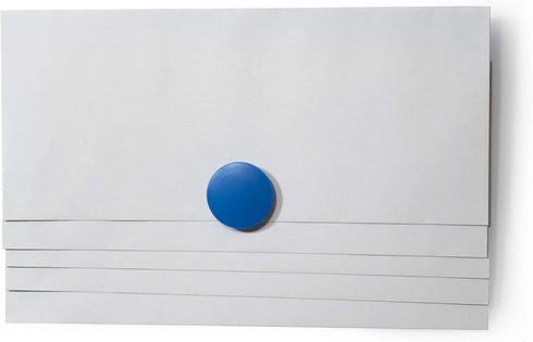 High Powered Magnets for Glass Dry-Erase Boards, Set of 5 Blue by Audio-Visual Direct
