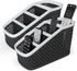 Remote Control Holder Set of 2, 4 Compartment Organizer for TV Remotes, Desktop Storage