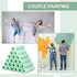24 3/8 Inch (Green,9 Inch) Gisafai Pcs Paint Roller Covers Paint Rollers for Painting Walls Roller Paint Brush Nap
