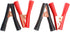 NOYITO Alligator Clips, 2 Black 2 Red Metal Spring Durable 50A 75A 100A for Battery Electric Test