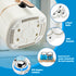 HUIXIHU 80 Lbs/Set, 4 Countertop (4, Self Adhesive Caster Wheels Heavy Duty Swivel Wheels for Furniture, Load Appliance