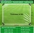Niuyhe 6X8ft, Grommets 14Mil Clear Vinyl Tarp Clear Tarps Heavy Duty Waterproof Tarp Cover with and Reinforced Edge