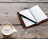 Pocket Travelers Notebook, Refillable Leather Travel Journal, 3.5 x 5.5 Inches, Brown, for Men & Women