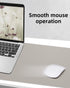 Leather Desk Pad Protector, Non-Slip PU Leather Desk Blotter, Large Waterproof Keyboard Mat for Office/Home (Light Grey)