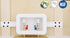 1/2-inch Hammer WHK Washing Machine Outlet Box,Pex Laundry Box Washer Wall Box With Drain Recessed Water Valve Box