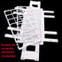 Plastic Test Tube Rack 2 Pack, 21 Holes Lab Holder for 30mm and Below Test Tubes, Detachable