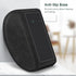 KENOBEE Large Remote Control Holder, 5 Compartments, Anti-slip Desktop Caddy for Phone, Office Supplies, Black