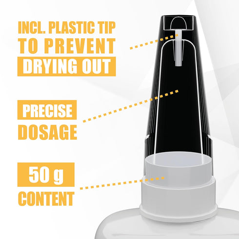 3D 1.76 oz Printer Super Glue Thin for PLA, ABS, PETG, TPU & Nylon XXL Capillary Action, Ultra Fast-Drying & Clear