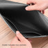 Enyuwlcm PU Leather A4 Document Holder Envelope Folder Case with Snap Closure for Receipt Contract, Black & Brown