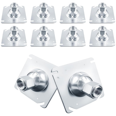 GOOUU 1PCS 1/2" 3/4" 4-Inch Swivel Pendant Mounting Kit for or Conduit, Malleable Square Fixture Hanger Cover