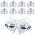 GOOUU 1PCS 1/2" 3/4" 4-Inch Swivel Pendant Mounting Kit for or Conduit, Malleable Square Fixture Hanger Cover