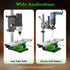 WDZCZDoo Multifunction Worktable Mini Bench Drill Adjustment X-Y Cross Milling Working Table High Precision Bench Drill