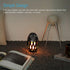 DiKaou LED Flame Outdoor Table Lamp Torch Table Lamp with Blutooth Speaker, Rechargeable Ambience Lantern with Flickers