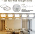 NEWKAZ 13Inch 36W 2 Packs, 5CCT 2700K 3000K 4000K 5000K 6500K, Dimmable Ceiling Light Fixtures LED Flush Mount Ceiling