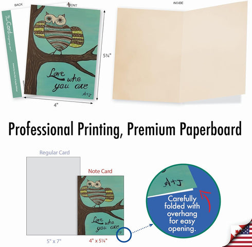 The Best Card Company - 10 Blank Note Cards for Kids, Cute Assorted Boxed Notecards