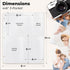 Dunwell Photo Sleeves for 3-Ring Binder, 4x6 Mixed Format, 25 Pack for 150 Pictures, Acid-Free Poly