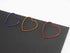Cute Heart Paper Clips, Purple Paperclips, Gift Idea, 50 Pack