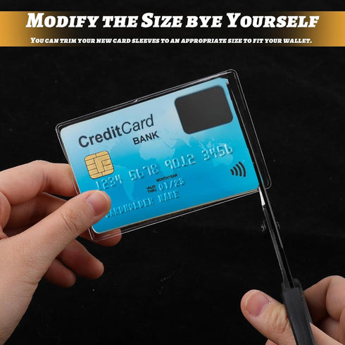 Styquenzer 10 Pack Social Security Card Holder, Waterproof Social Security Card Protector, Id Cards Sleeve, Reusable