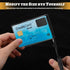 Styquenzer 10 Pack Social Security Card Holder, Waterproof Social Security Card Protector, Id Cards Sleeve, Reusable