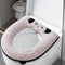 Generic Universal Toilet Seat Cover Pad - Soft Washable Cushion with Handle, Non-Slip