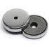 CMS MAGNETICS 8-Pack RB36 C8 Ceramic Ferrite Round Base Magnet, 15 LB Pull Force, 36mm Diameter