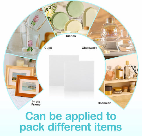 UEIVEDOS Packing Moving,320 4 (16 12", 12 12", 12 7.8", 7.8 7.8"),with 60 Packing Dish Supplies for Moving Supplies