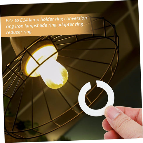 24pcs Commercial jojofuny Lamp Shade Conversion Lightweight Adapter for Table and Floor Lamps Easy to Install for Home