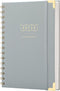 Hardcover Spiral Notebook, College Ruled, A5 Small, 5x7, 160 Pages, Aesthetic Note Taking for School