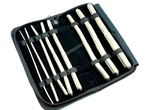 Premium German Set of 8 Hegar Dilator Sounds Set 7.5" Double Ended