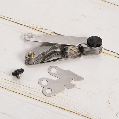 HARFINGTON British Whitworth Screw Thread Pitch Gauge Tool, Caliper for Industrial Measurement
