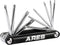 ARES 44000 10-Piece Tamper-Proof Folding Star Key Set, Corrosion-Resistant CR-V Steel, Sizes T-6 to T-30