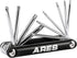 ARES 44000 10-Piece Tamper-Proof Folding Star Key Set, Corrosion-Resistant CR-V Steel, Sizes T-6 to T-30